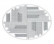 free mandala to color new york buildings 